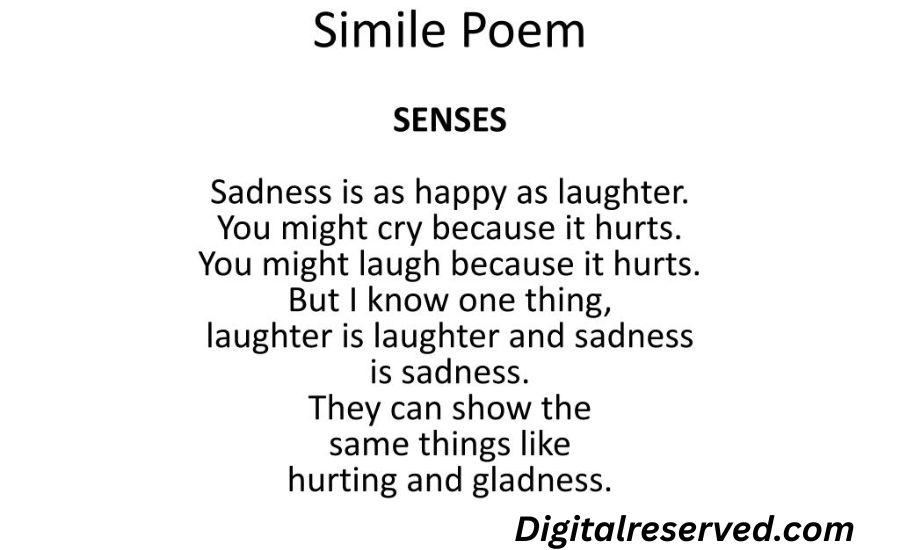 Sad Similes: