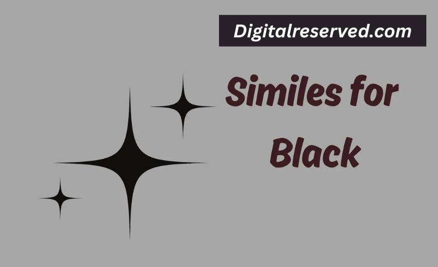 as dark as simile