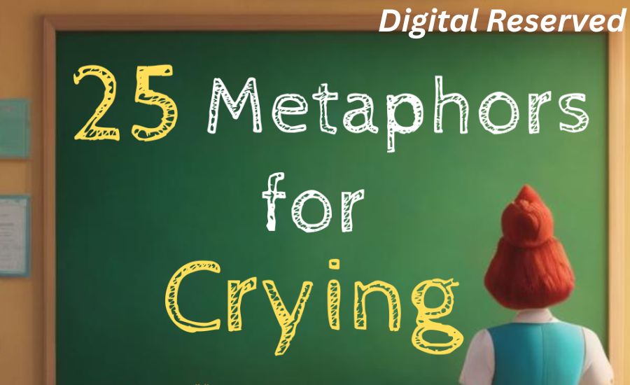 metaphors for crying