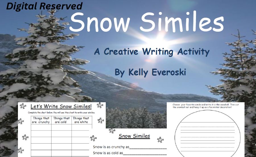 25 similes For snow 2 3. Snow is Like a Snowball Fight