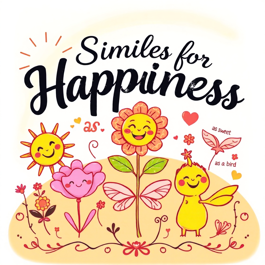 Similes For Happiness
