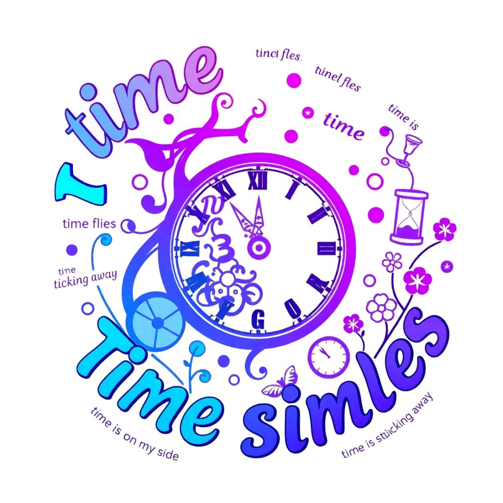 3. Time is sort of a ticking clock