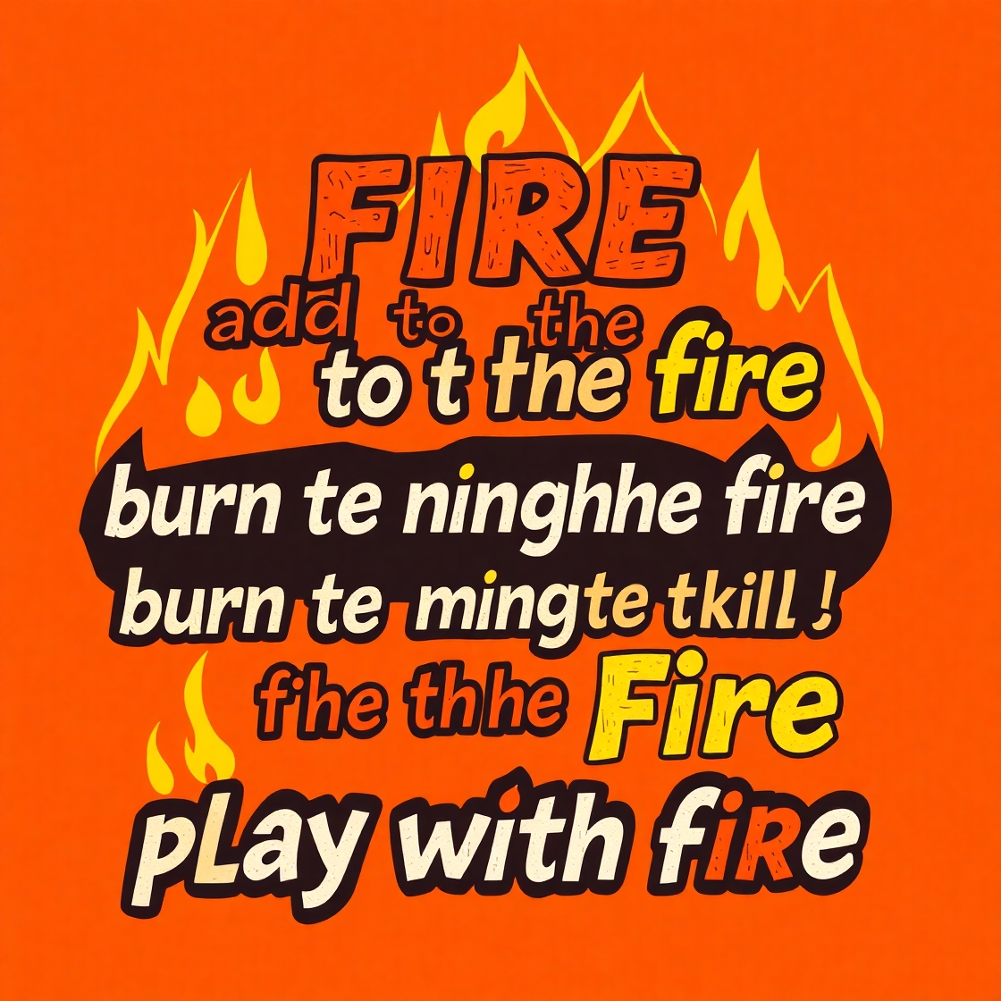 idioms about fire