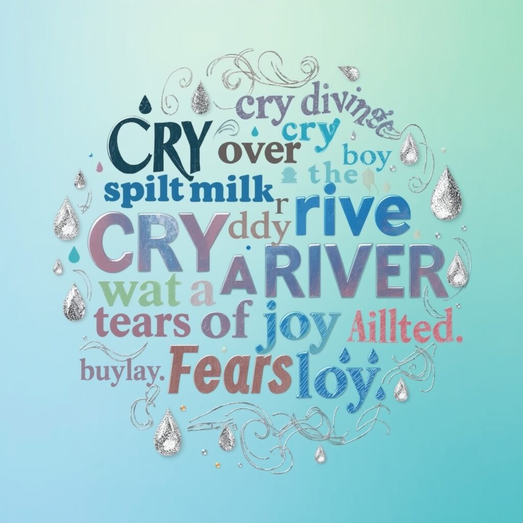 30 Idioms For Crying 2 3. Cry a River