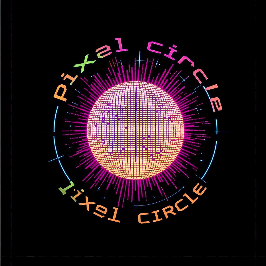 pixel circle