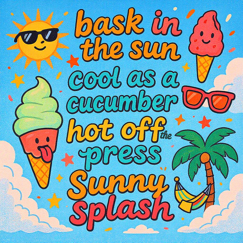 25 idioms For summer 3 12. On Thin Ice