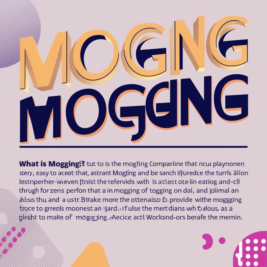 mogging meaning