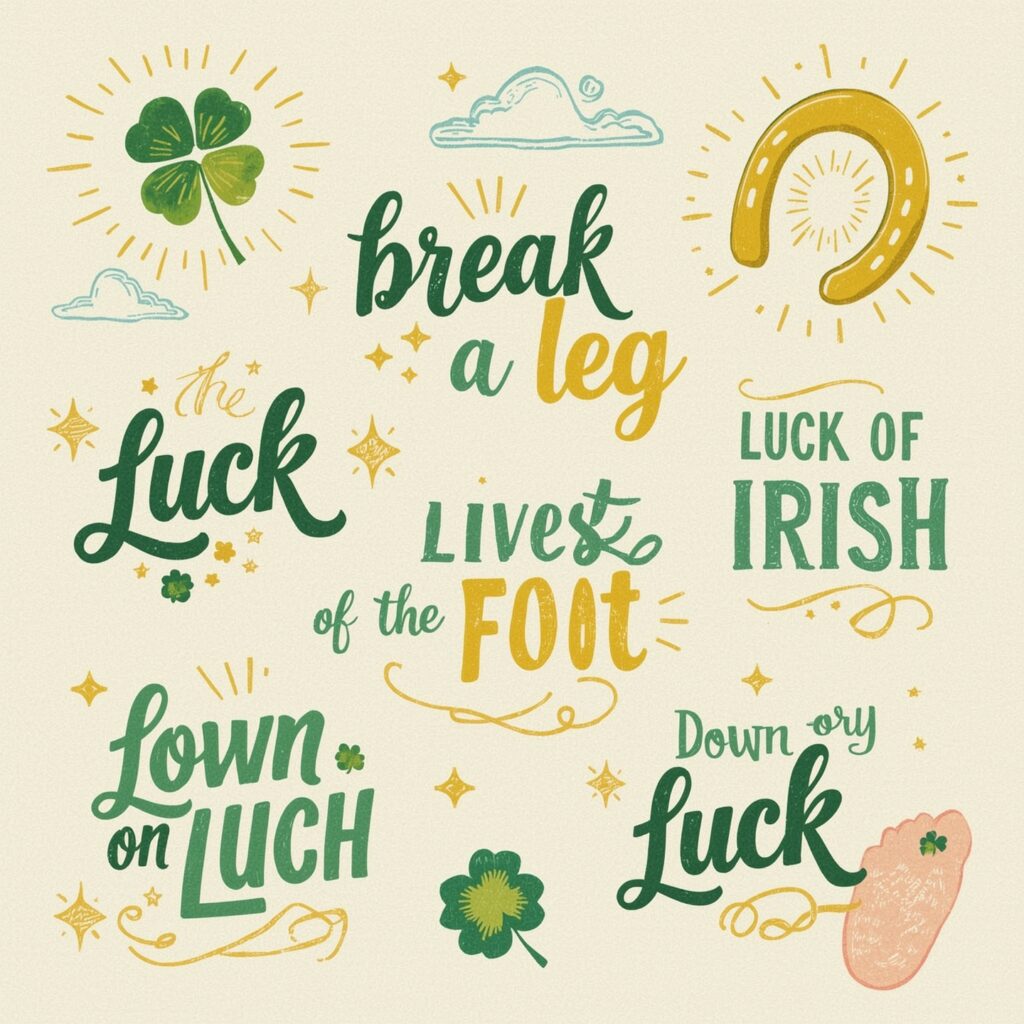 20 idioms For luck 3 11. Beginner’s Luck